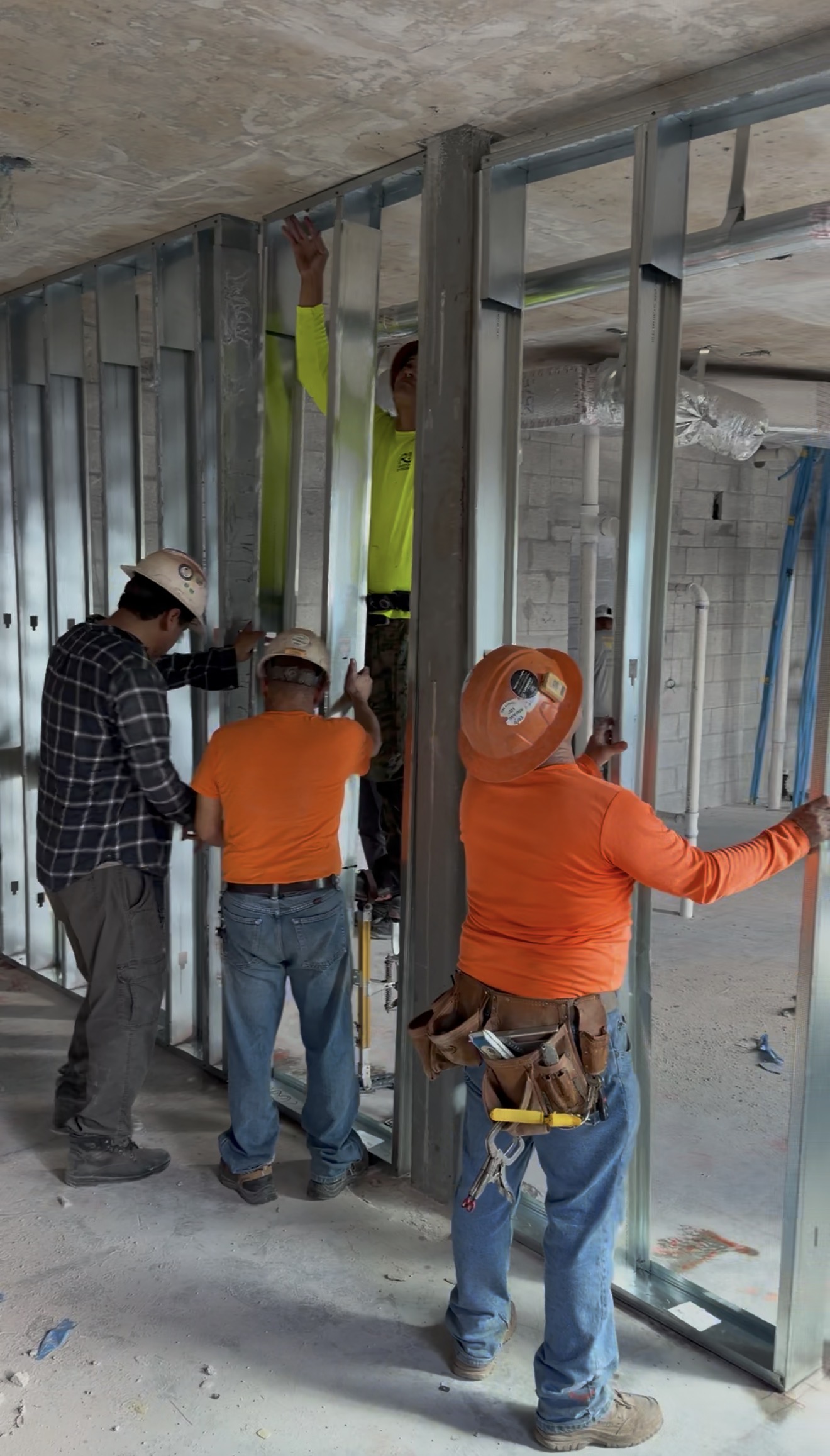 Residential interior framing South Florida